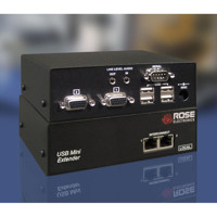 CrystalView Mini USB KVM Extender für VGA und USB Signale auf 45m von Rose Electronics.