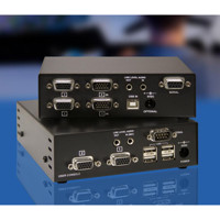 CrystalView Plus USB und VGA KVM Extender über CATx auf 300m von Rose Electronics.