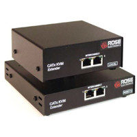CrystalView Plus USB und VGA KVM Extender über CATx auf 300m von Rose Electronics.