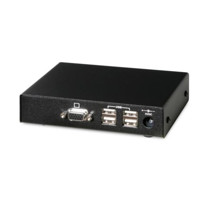 Rückseite der Local Unit des SD-VUE/50 USB und VGA Extenders von Scene Double.