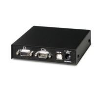 Rückseite der Remote Unit des SD-VUE/50 USB und VGA Extenders von Scene Double.