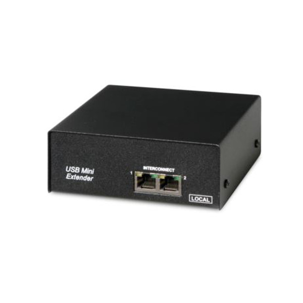 Vorderseite der Local Unit des SD-VUE/52 USB und VGA Extenders von Scene Double.