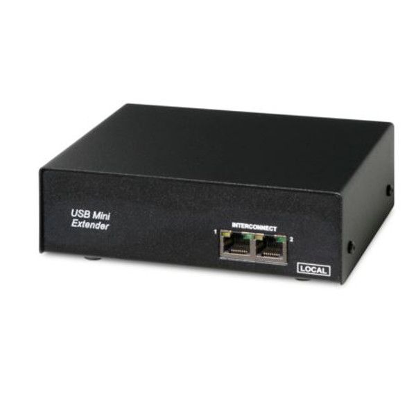 Vorderseite der Local Unit des SD-VUE/52 USB, VGA und Audio Extenders von Scene Double.