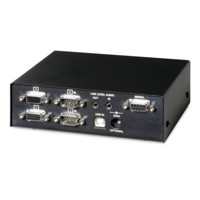 Rückseite der Local Unit des SD-VUE/52A USB, VGA und Audio Extenders von Scene Double.