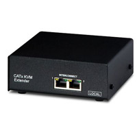 Vorderseite der Local Unit des SDBX/U2 USB und VGA KVM Extenders von Scene Double.