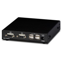 Rückseite der Remote Unit des SDBX/U2 USB & VGA KVM Extenders von Scene Double.