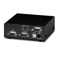 Rückseite der Local Unit des SDBX/UA1 KVM und Audio Extenders von Scene Double.