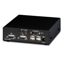 Rückseite der Remote Unit des SDBX/UA2 KVM Extenders von Scene Double.