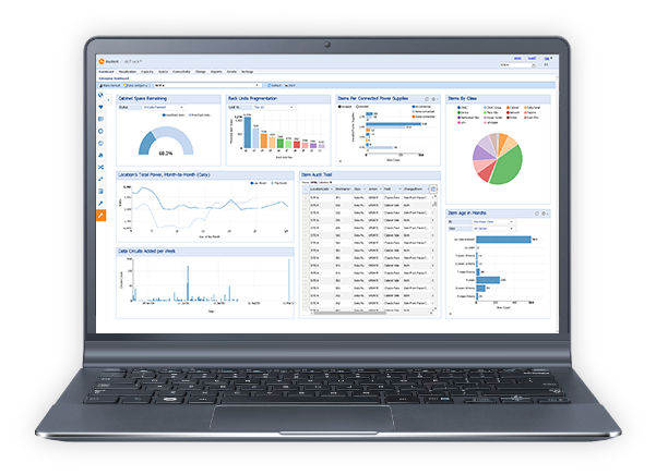 DCIM Software auf Laptop