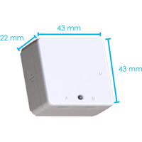 Gr&ouml;&szlig;e des COMFORT V2 LoRaWAN Raumklima Sensor von TEKTELIC
