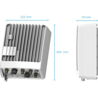 KONA Mega 32-Kanal LoRaWAN IoT Gateway für Outdoor Anwendungen von TEKTELIC Dimensionen