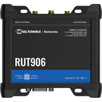 RUT906 4G LTE IoT Router mit seriellen Schnittstellen, BACnet und MQTT von Teltonika von oben Oberseite des RUT906 4G LTE IoT Router mit seriellen Schnittstellen, BACnet und MQTT von Teltonika