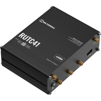 RUTC41 industrieller 4G LTE Edge Router von Teltonika Seite Seitlicht Ansicht des RUTC41 industriellen 4G LTE Edge Router von Teltonika