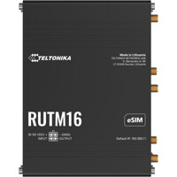 RUTM16 Teltonika industrieller LTE Cat 6 Router mit einer integrierten eSIM von oben