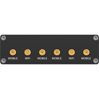 R&uuml;ckseite des kompakten RUTM20 5G IoT Router von Teltonika