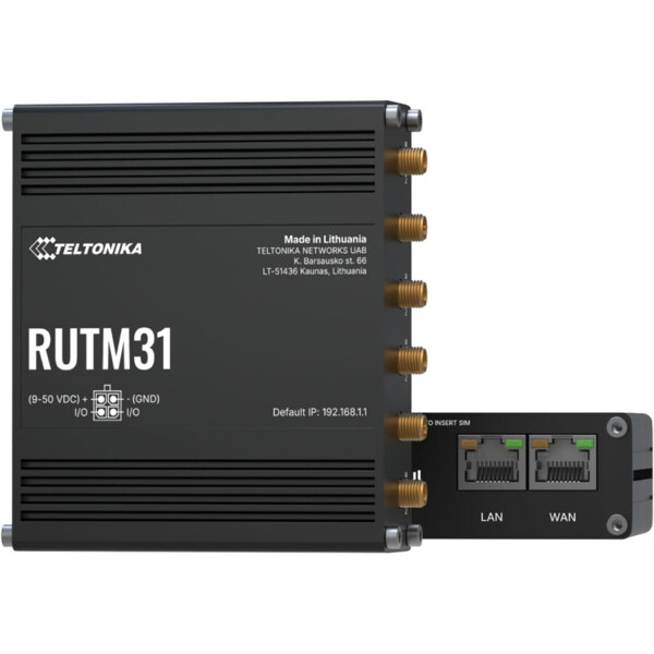 RUTM31 Teltonika Dual-SIM 5G Mobilfunkrouter