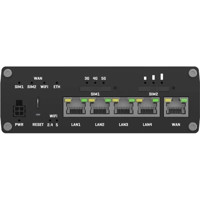 RUTM50 Dual-SIM 5G Router von Teltonika Ethernet Ports