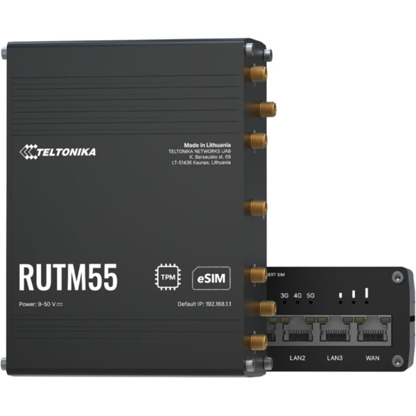 RUTM55 Teltonika 5G Industrierouter