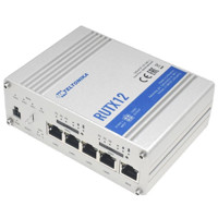RUTX12 Dual LTE Cat6 Industrie Router mit 5x Gigaibit Ethernet Ports von Teltonika