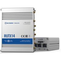 RUTX14 kompakter 4G LTE CAT12 Industrierouter mit Wave-2 802.11ac Dual Band Wi-Fi und Bluetooth 4.0 von Teltonika