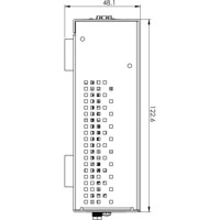 RUTXR1 LTE Cat6 Router mit 4x LAN, 1x WAN und 1x SFP von Teltonika Größe Seite