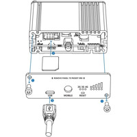 TRB140 industrielles 4G LTE IoT Gateway mit erweiterter VPN Funktionalität von Teltonika Zeichnung