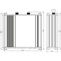 TRB245 industrielles LTE Cat 4 M2M Gateway von Teltonika Zeichnung