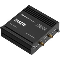 TRB246 industrielles 4G LTE Cat 4 Gateway von Teltonika seitlich TRB246 Teltonika industrielles 4G LTE Cat 4 Gateway seitlich