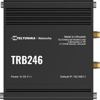 TRB246 industrielles 4G LTE Cat 4 Gateway von Teltonika von oben TRB246 Teltonika industrielles 4G LTE Cat 4 Gateway von oben