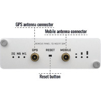 TRB255 4G LTE (Cat M1) und NB-IoT M2M Gateway von Teltonika Antennenanschlüsse