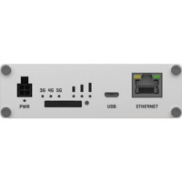 TRB500 industrielles 5G Gateway mit einem Gigabit Ethernet RJ45 Anschluss von Teltonika Front