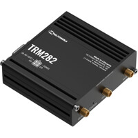 Leicht gedrehte Ansicht des industriellen TRM282 4G Cat 4 Modem von Teltonika