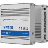 TSW100 Unmanaged Industrie PoE Switch von Teltonika