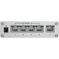 TSW101 Unmanaged Gigabit Ethernet PoE Switch für Fahrzeug Anwendungen von Teltonika Front