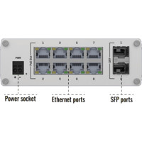TSW200 Gigabit PoE Industrie Switch mit 8x RJ45 und 2x SFP Anschlüssen von Teltonika