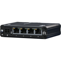 TSW304 kompakter Hutschienen Switch mit 4x RJ45 Ports von Teltonika Anschlüsse