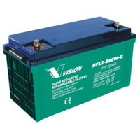 HF12-560W-X von Vision ist ein USV Ersatzakku mit 10 Jahren Lebensdauer, 120AH und 560 Watt.