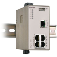 L105-S1 industrieller Layer 2 Netzwerk Switch mit 4x RJ45 Ports und 1x RS-232 Schnittstelle von Westermo L105-S1 industrieller Layer 2 Netzwerk Switch mit 4x RJ45 Ports und 1x RS-232 Schnittstelle von Westermo