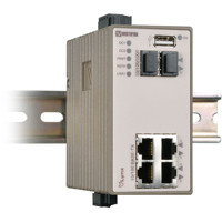 L106-F2G industrieller Layer 2 Fast Ethernet Switch mit 4x RJ45 und 2x SFP Anschlüssen von Westermo L106-F2G industrieller Layer 2 Fast Ethernet Switch mit 4x RJ45 und 2x SFP Anschlüssen von Westermo