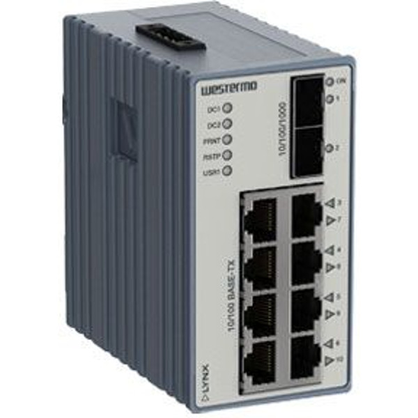 L210-F2G industrieller Lynx Layer 3 Netzwerk Switch mit 8x Fast Ethernet RJ45 und 2x SFP Ports von Westermo