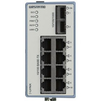 L210-F2G industrieller Lynx Layer 3 Netzwerk Switch mit 8x Fast Ethernet RJ45 und 2x SFP Ports von Westermo Front