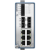 Vorderseite des Lynx-3510-E-F4G-T6G-LV Gigabit  Layer 3 Switch von Westermo