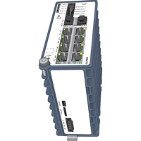 Lynx-3510-F2G-T8G-LV Layer 2 Managed Industrie Switch mit 8x RJ45 und 2x SFP Ports von Westermo Illustration Unterseite