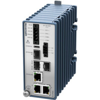 Seitliche Ansicht der Lynx-RB-FT3G-MV IEC 61850-3 Westermo Redundanz Box