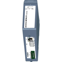 MCW-211-F1G-T1G Gigabit Ethernet RJ45 zu SFP Glasfaser Medienkonverter von Westermo Illustration von unten