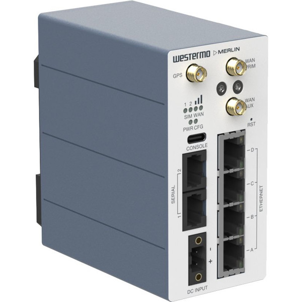 Merlin-4407-T4-S2-LV-PFN industrieller 450 MHz Router mit hoher Cybersicherheit von Westermo