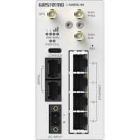 Merlin-4407-T4-S2-LV industrieller 4G LTE Mobilfunkrouter von Westermo Front