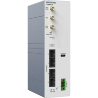 Merlin-4605-T4-LV IEC 61850-3 LTE Industrie Router von Westermo Vorderseite