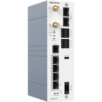 Merlin-4708-V-T4G-S2-DI6-DO2-LV-QFR VDSL 4G LTE Mobilfunkrouter von Westermo leicht gedreht