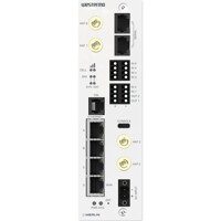 Front des Merlin-4758-V-T4G-S2-DI6-DO2-LV-PFO 5G VDSL Router von Westermo